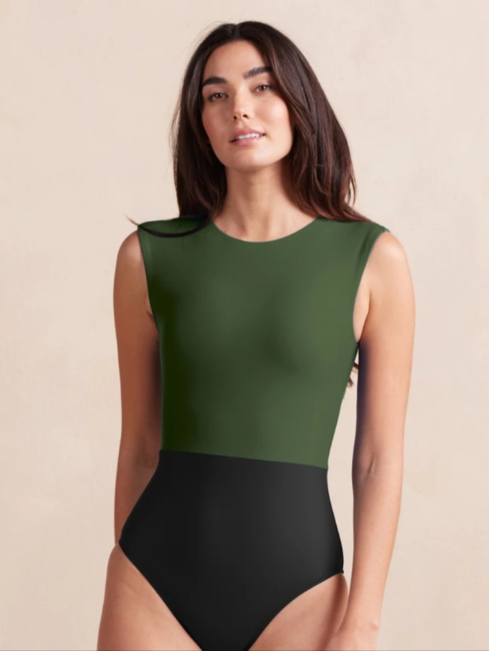 SummerSalt The Surf One Piece Swimsuit Olive & Sea Urchin Color Sz.6